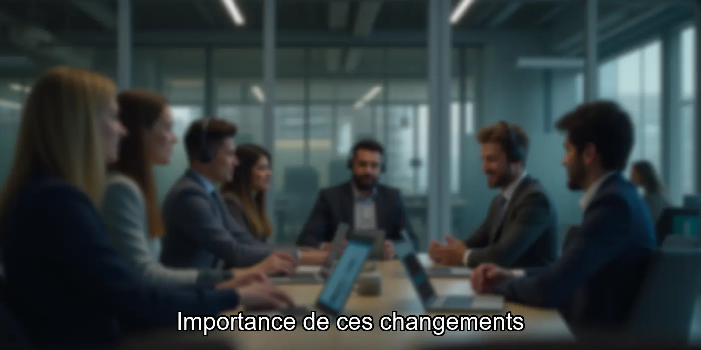 Pourquoi ces changements sont importants